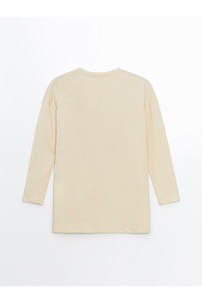 LC Waikiki Νέα σεζόν γυναικείο τουνίκ με στάμπα Crew Neck - S5JG53Z8
