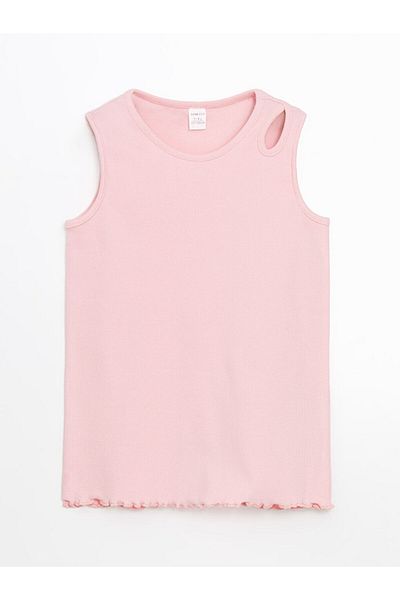 LC Waikiki New Season Crew Neck Girls' Undershirt and Leggings 2-Piece - S5L757Z1