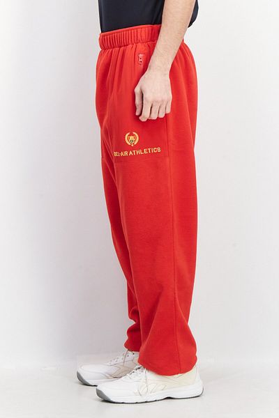 Bel-Air Athletics Men Sportswear Fit Fleece Training Sweatpants, Red