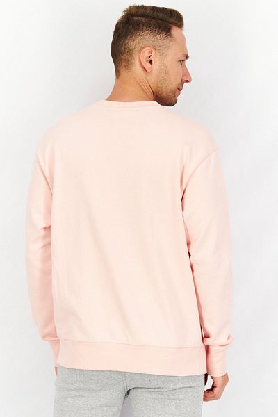 New Balance Men Relaxed Fit Long Sleeve Embroidered Sweatshirt, Pink