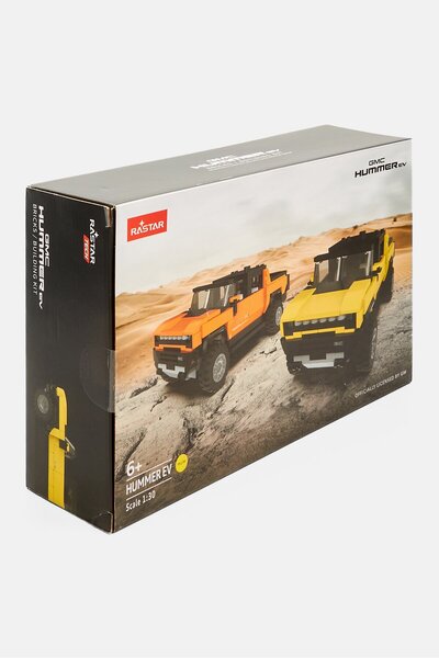 Rastar GMC Hummer EV Static Building Kit 431 Pcs, Black Combo