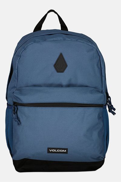 Volcom Men Textured Brand Logo Bag Pack 44 H x 37 L x 16 W cm, Blue