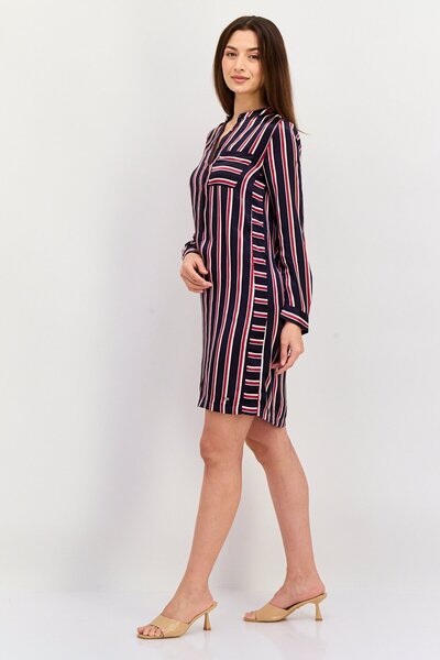 Tommy Hilfiger Women Stripe Shirt Dress, Navy