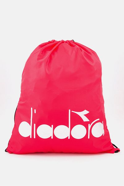 Diadora حقيبة رياضية بطبعة جرافيكية للنساء، ارتفاع 44 سم × طول 37 سم × عرض 1 سم، وردية