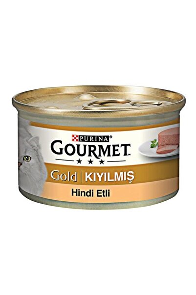Gourmet Gold Kıyılmış Hindi Etli Yetişkin Kedi Konservesi 85gr X 24 Adet