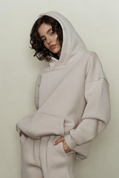 CMZ COLLECTİON Hanorac gros pentru femei, cu 3 fire, croială largă