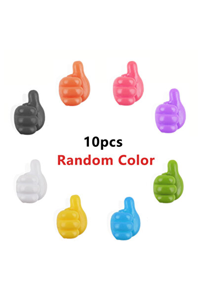 Choice 10 قطع من خطافات الإبهام ذات اللصق الذاتي لتزيين الحائط خطافات تعليق ا...