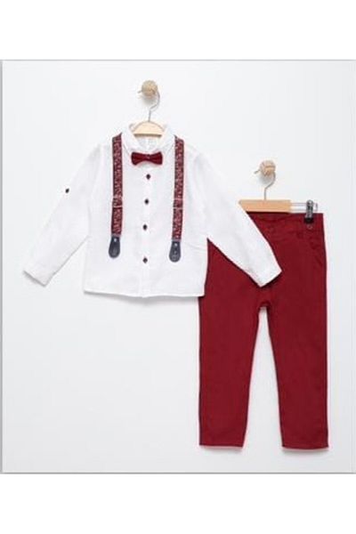 Terry 230-01-25 Boy's Suit Set of 4 with Bow Tie and Slopet