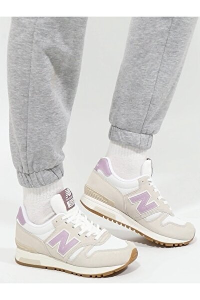 New Balance 565 Pantofi de damă, crem liliac, pantofi sport casual