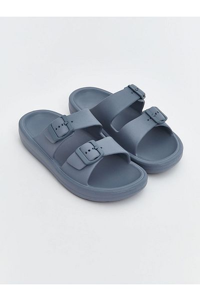 LC Waikiki New Season Buckle Detailed Double Banded Boy's Slippers - S5If93Z4