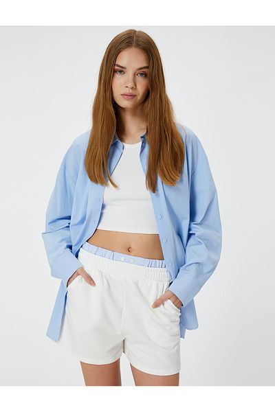 Koton High Waist and Pocket Mini Shorts - Comfortable Fit