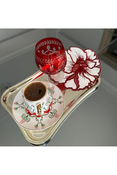 LİNDA MİA Leaf Model Cocktail Pecete - Single Pack