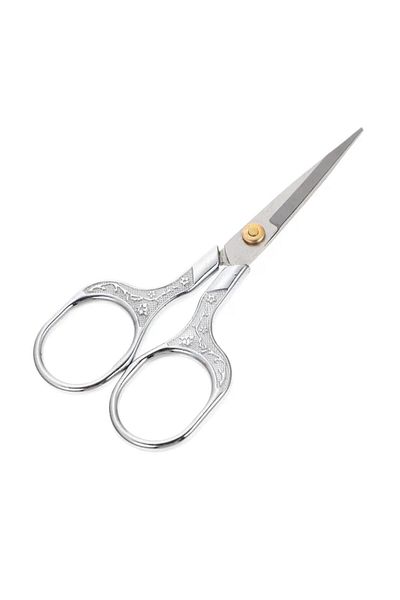 OZN AKSESUAR Silver Color Embroidery Scissors for Engagement and Ribbon Opening - Special Day Merasimli