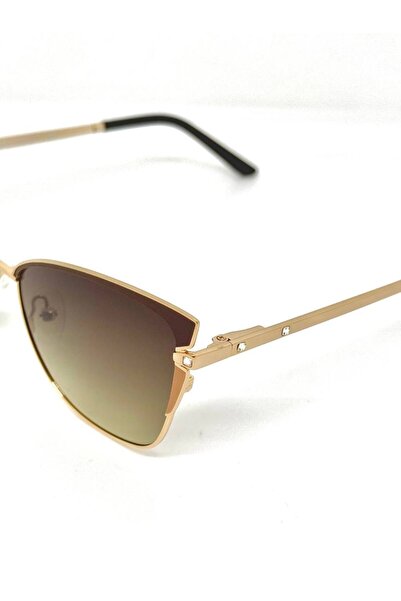 Ferfarini FERFARİNİ FÜME POLARİZE CAMLAR, CAT EYE MODEL METAL DETAYLİ SAPLAR ...