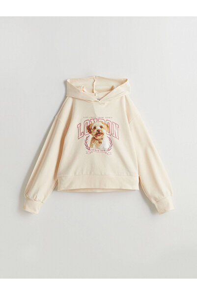 LC Waikiki Özmarka Нова колекция Суитшърт с качулка за момичета