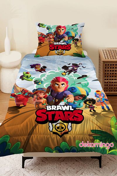 dekomingo Brawl Stars Baby and Children's Room Quilted Quilt
