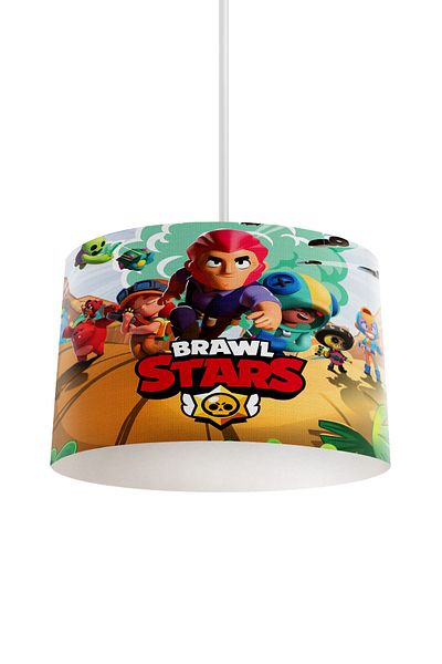 dekomingo Brawl Stars Patterned Baby and Children's Room Chandelier