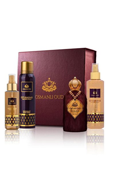Osmanlı Oud Gülbahar 4 Parça Kutulu Hediye Parfüm Seti – 9882
