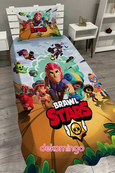 dekomingo Brawl Stars Patterned Baby and Children's Room Pike Set