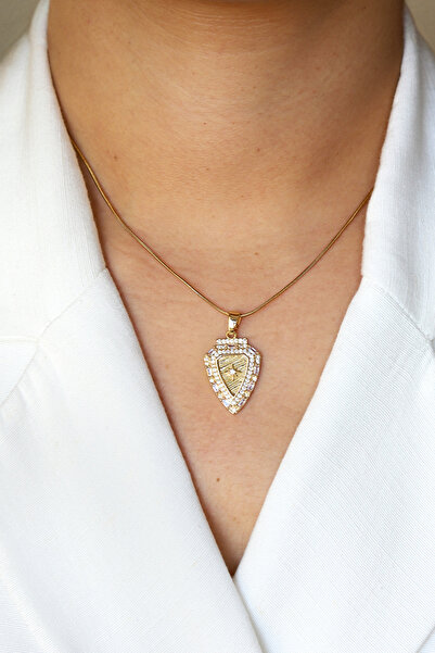 Brillo سلسال فولاذ الدرع مع حجر الزركون