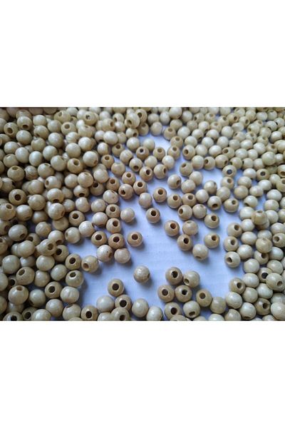 Selin Wooden Bead 6 Mm, 80 grams (Orth.540 Pieces) Wood