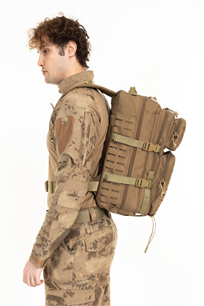 Akıncılar Outdoor Τακτικό σακίδιο πλάτης Beige Acn 45 Lt
