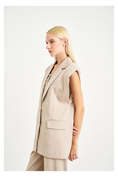 PleasureOfSilk Mink Colored Posilk Vest - Padded Design