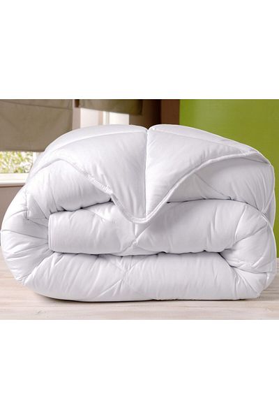 VAVEY White Diamond Patterned Cotton Double Quilt
