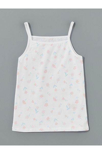 LC Waikiki New Season Square Collar Girl's Undershirt 2-Piece - S57700Z4