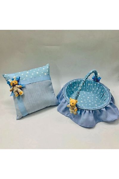Cansüs Σετ μαξιλαριών κοσμημάτων Baby Shower Basket