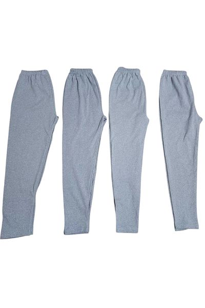 Pi Giyim Jambiere de iarnă negre unisex - Set de 4, confortabile și moi, cu interior gros