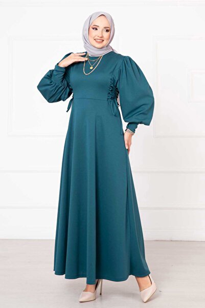 EBRUTESETTÜR Yanları Bağlamalı Elbise