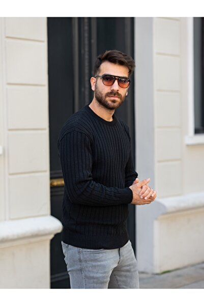 mayastyle Men's Knitwear Sweater - 3 Pack, Crew Neck, Qath Perfume