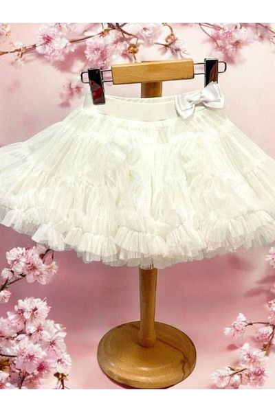 Zekids Girl's Tulle Layered Tutu Skirt
