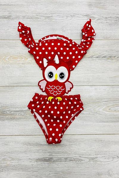 My Kids Wear Cartoon Mascot Girl Swimsuit
