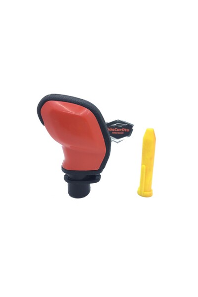 caralp مقبض ناقل الحركة ذو المظهر الرياضي العالمي باللون الأحمر - مع جهاز متو...