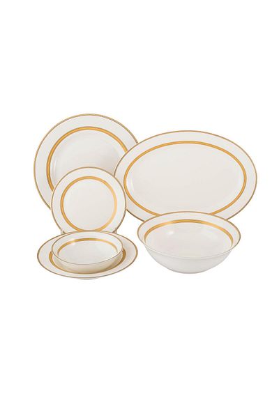 Dania Porcelain dining set, 26 pieces, serves 6 people