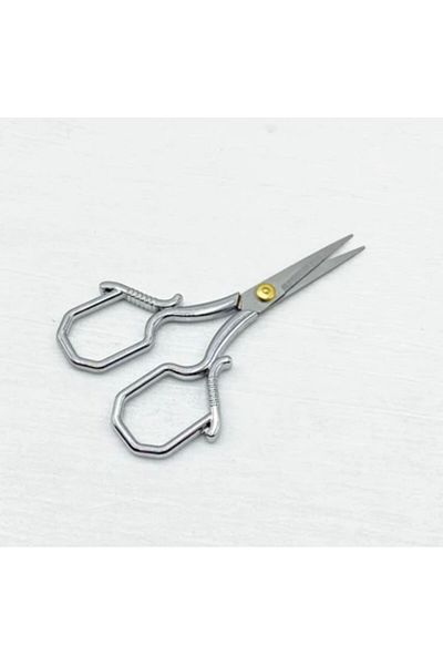 OZN AKSESUAR Promise Engagement Scissors Silver, Ribbon Opening Special Day Merasim Sewing Embroidery Scissors