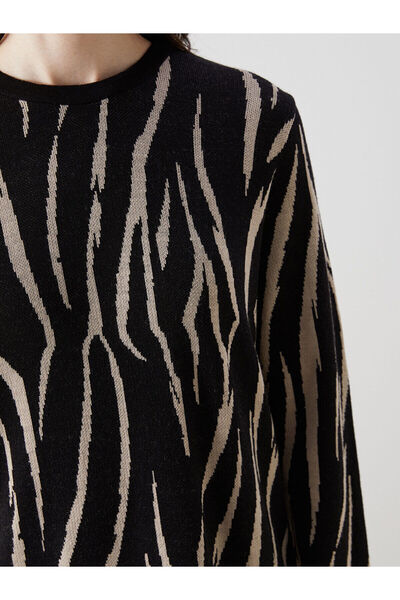 LC Waikiki Γυναικείο πλεκτό φόρεμα με λαιμόκοψη - W4EA64Z8