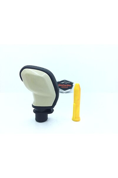 caralp Beige Colorful Universal Sports Gear Shift Knob Compatible with All Ve...
