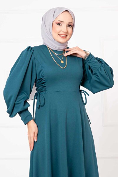 EBRUTESETTÜR Yanları Bağlamalı Elbise