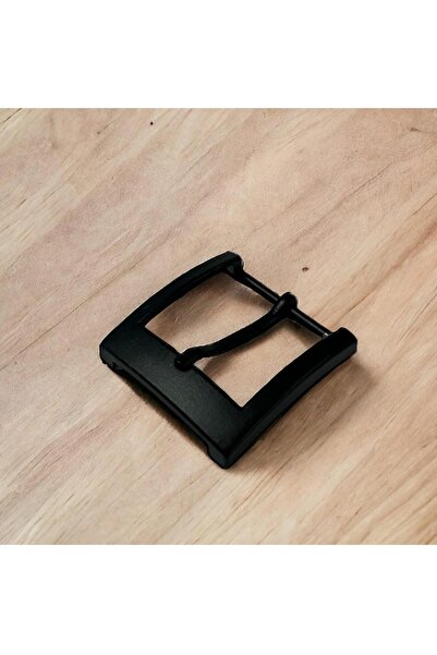 srtfootcare Belt Buckle 3.5 cm Black Painted Lightweight Product (Leathercraft, Leather Hobby)