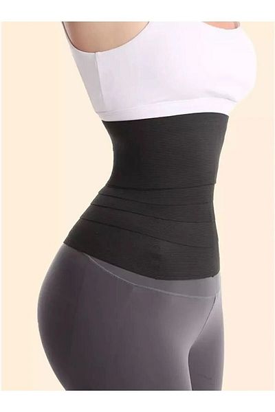 SWEAT FAST Унисекс корсет за отслабване с обвита талия, пясъчен часовник 2 м