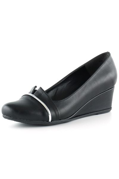 Erkan Saçmacı Pantofi cu toc cu pană Colel Black