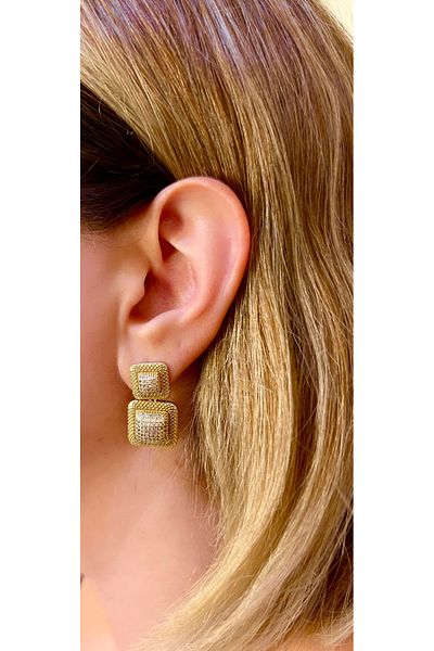 Store Steel earrings with Zirconia