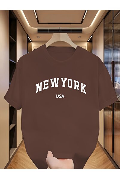 MODAVİBE Μονό ύφασμα ζέρσεϊ, μπλουζάκι με χαλαρή εφαρμογή