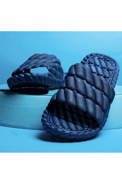 inox Men's Slippers - Non-Slip, Non-Slip Sole, Indoor and Outdoor Product, Casual, Beach and Home Suitable
