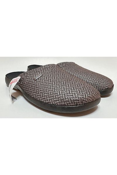 GEZER Fishback Patterned Velvet Comfortable and Light Daily Men's Home and Cleaner Slippers