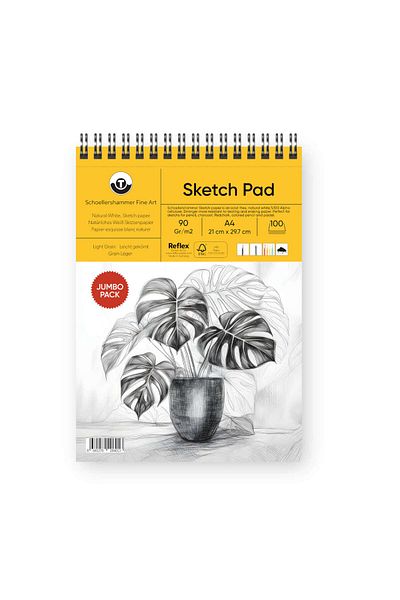 Schoellershammer Jumbo Sketch Pad Sketch Drawing Pad 90 G. A4 100 Sheets