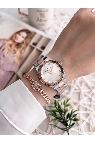 Daniel Klein Women's Watch and Bracelet with 30 Mt Water Resistant Steel Band - Bfg.10041.X6
